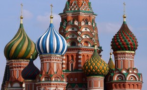 Mosca, cupole della Cattedrale di San Basilio (metà sec.XVI)